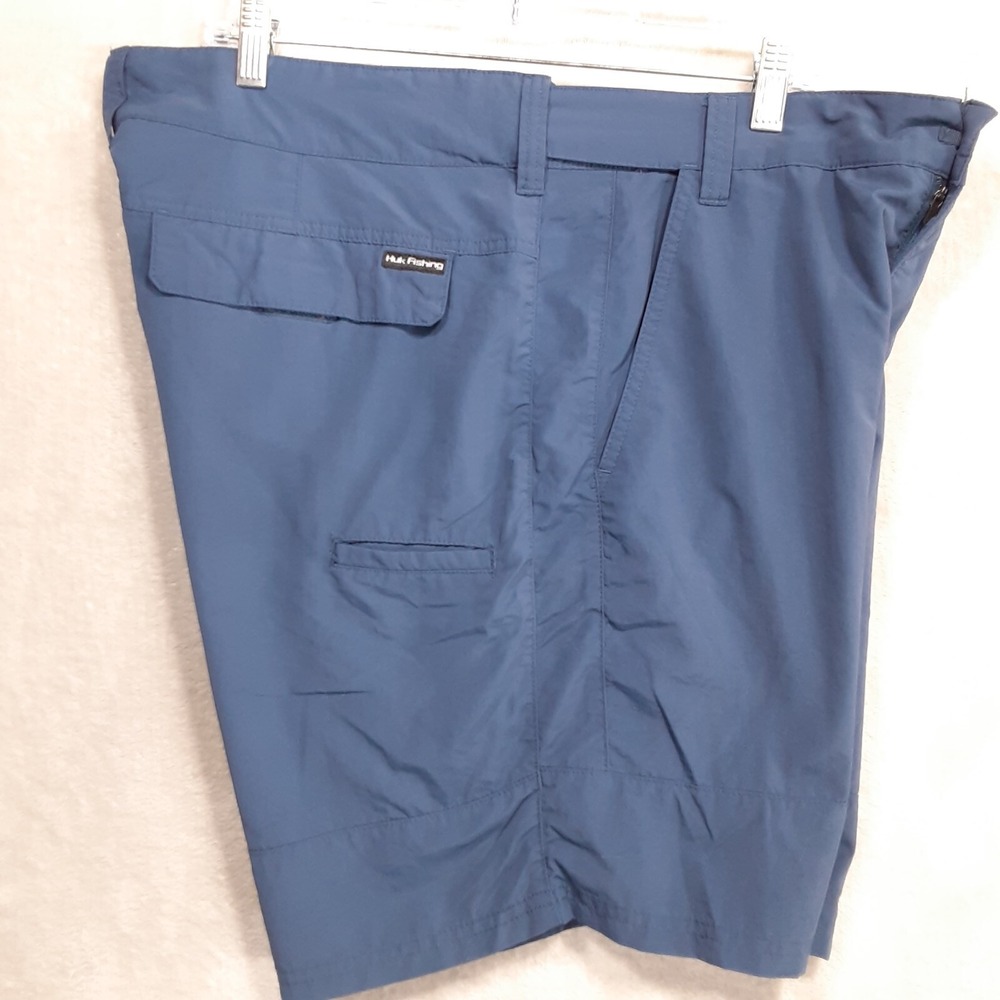 Huk Performance Mens Fishing Shorts Sz.XXL/Blue/Outdoor/Active - Picture 6 of 11